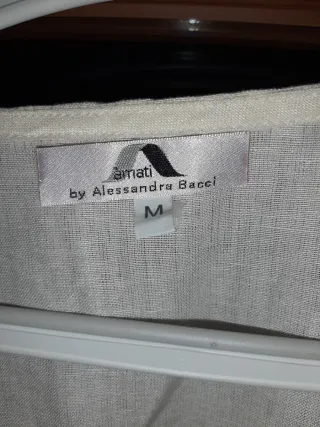 Tunica bianca con ricami oro