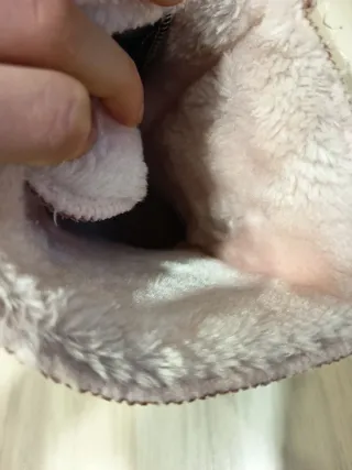 Stivaletti rosa con fiocchi simil Ugg - donna