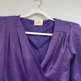 Blusa morada cruzada