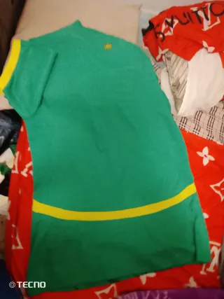 Camiseta Puma Senegal Verde y Amarillo