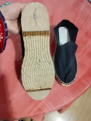 Alpargatas de esparto negras