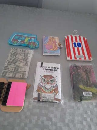 Lote de 7 libretas y agenda