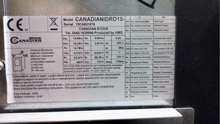 Estufa Hidropellet CANADIAN STOVE Negra