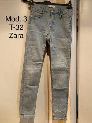 Lote 3 Vaqueros Stradivarius, Zara, Pull&Bear