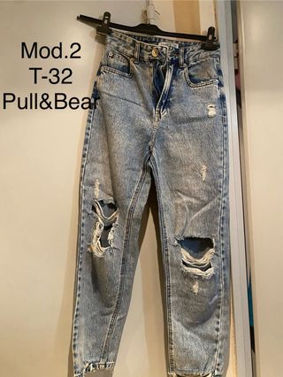 Lote 3 Vaqueros Stradivarius, Zara, Pull&Bear