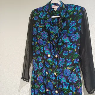 Vestido Vintage Rampage Transparencia