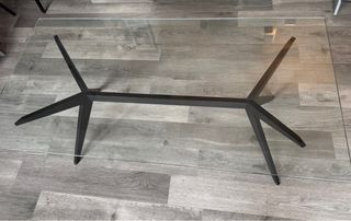 Tavolo Kent Calligaris in Vetro e basamento legno
