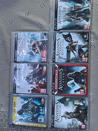 Saga Assassin's Creed PS3 (7 Juegos)