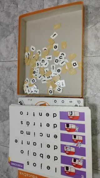 Diste formar palabras juego educativo