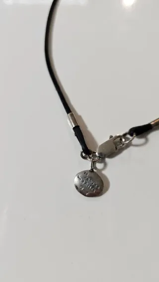 Collar Javier Mariscal Plata Cuero