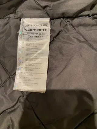 Abrigo Carhartt Talla L Verde Oliva