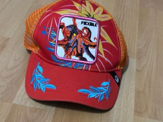 Gorra Goorin Bros Pulpo Naranja Roja