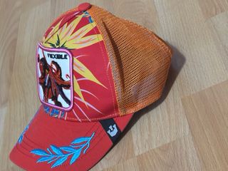 Gorra Goorin Bros Pulpo Naranja Roja