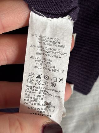 Maglione viola Gas  Tg. L