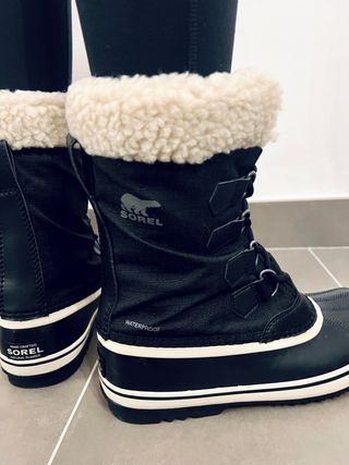 Botas de nieve SOREL impermeables negras talla 39