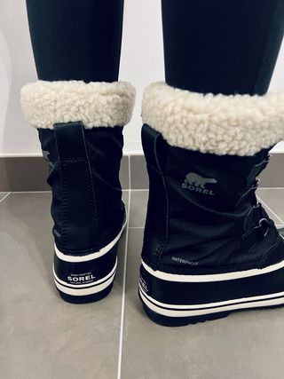 Botas de nieve SOREL impermeables negras talla 39