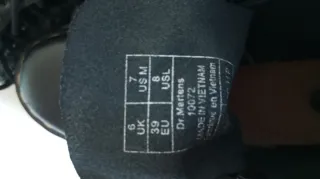 Botas Dr. Martens Negras Originales Talla 39