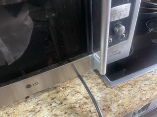 Microondas LG plateado