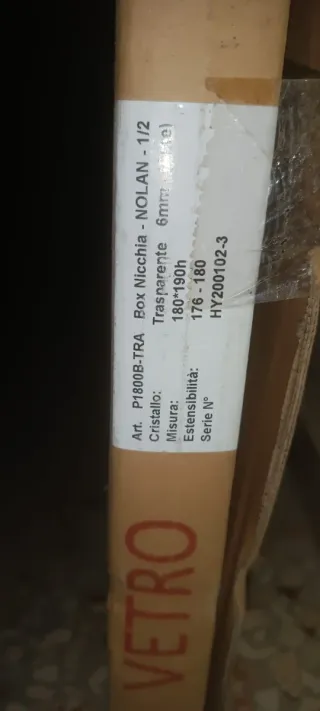 Box Doccia Vetro e Metallo