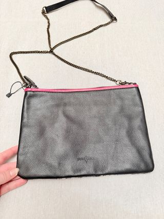 Bolso de hombro estampado animal