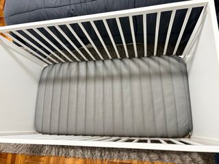 Cuna Ikea Blanca + Colchón Descansin