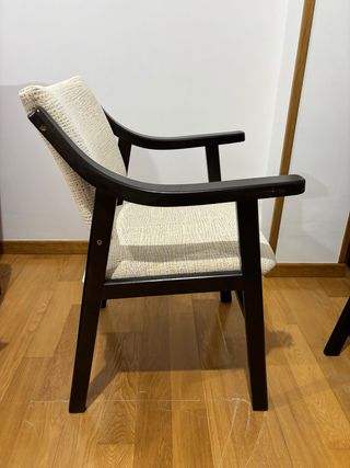 6 Sillas Comedor Tapizadas Madera