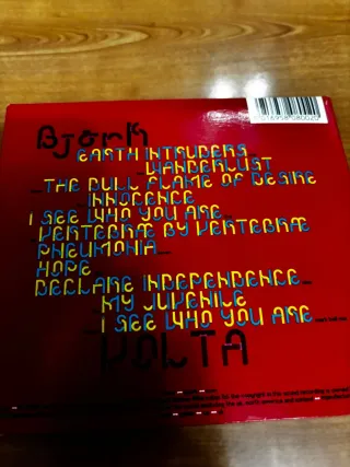 Björk Volta CD