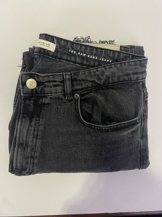 Pantalones Zara Gris Oscuro Talla 42