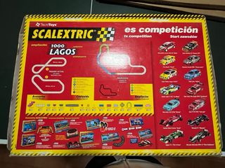 Scalextric 1000 Lagos Circuito Coches Efecto Nieve