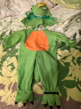 Disfraz de Rana Verde Talla Infantil hasta 2 años