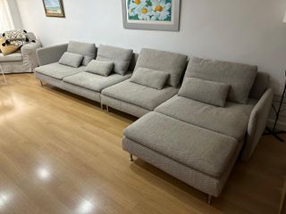 Divano modulare chaiselongue 4 posti