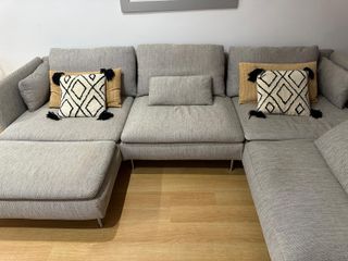 Divano modulare chaiselongue 4 posti