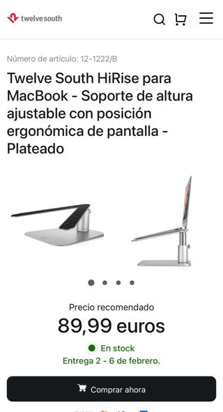 Twelve South HiRise Soporte Elevador MacBook