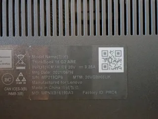 Lenovo Thinkbook 15 - con cargador
