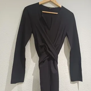 Vestido negro Massimo Dutti talla M