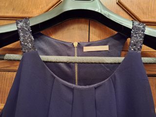 Vestido negro corto lentejuelas