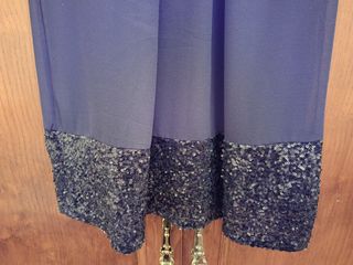 Vestido negro corto lentejuelas