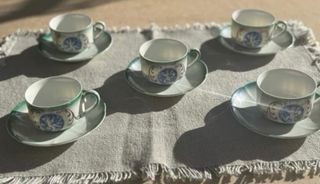 Juego de café de porcelana