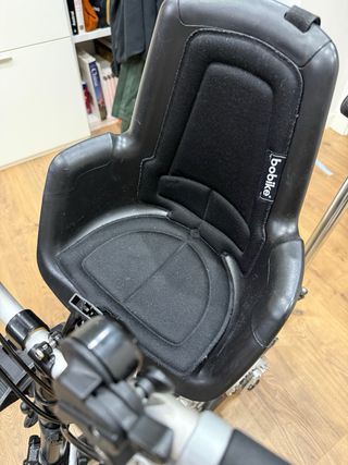Silla Bobike con adaptador Bryan para Brompton