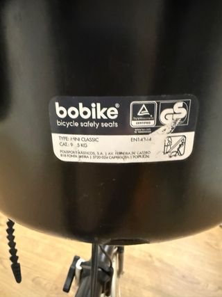 Silla Bobike con adaptador Bryan para Brompton