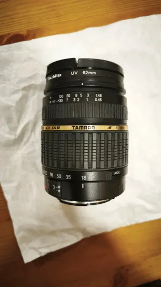 Objetivo Tamron AF 18-200mm F/3.5-6.3 Di II Canon