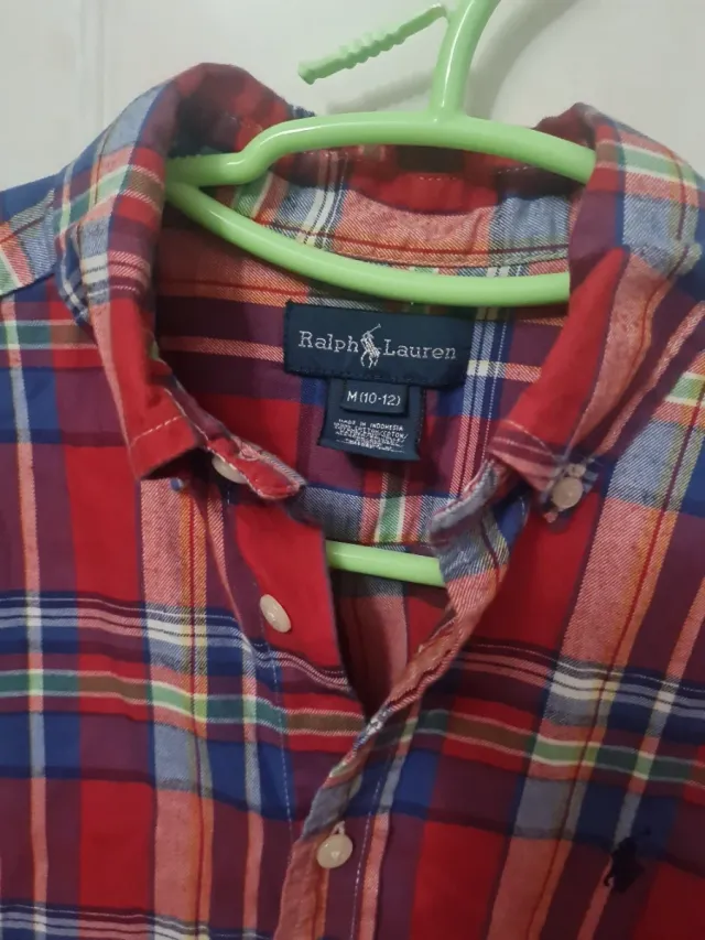 Camisa niño Ralph Lauren cuadros