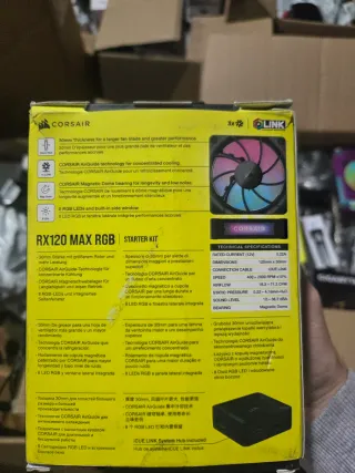 Corsair iCUE Link RX120 MAX RGB Ventilador