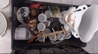 Vajilla cerámica y cristal