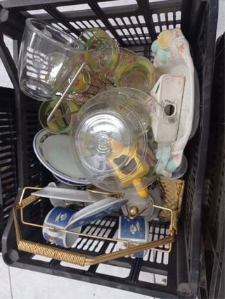 Vajilla cerámica y cristal