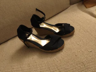 Cuñas esparto Sfera azul marino T40