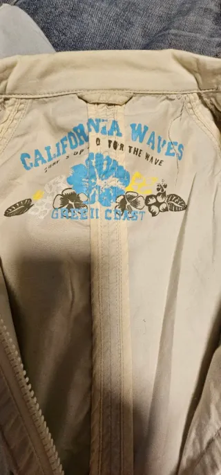 Cazadora de verano beige