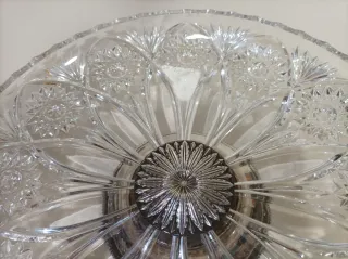 Bandeja Flame Vintage Cristal y Metal