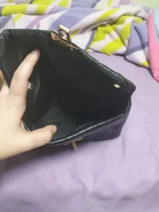 Bolso de mano negro