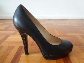 Zapatos Nine West tacón alto negros